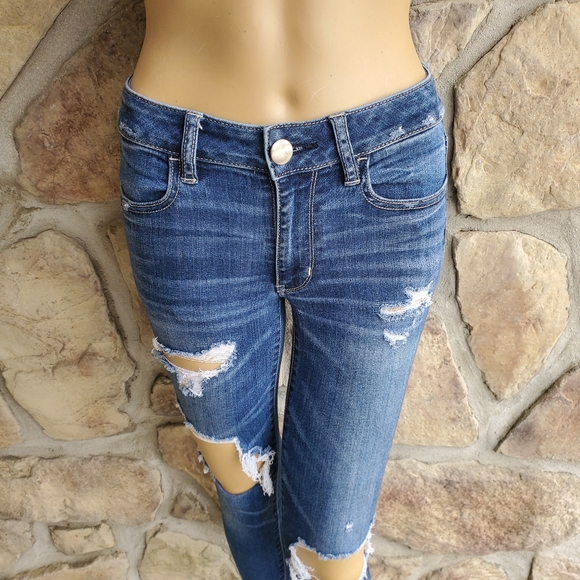 AMERICAN EAGLE | Hi-Rise Jeggings AEO Denim X - Picture 4 of 11